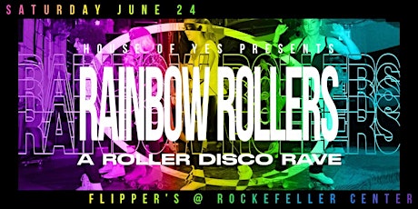 RAINBOW ROLLERS : Disco Roller Rave ** at Flipper's Roller Boogie Palace!**