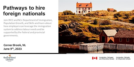 CORNER BROOK - Immigration pathways to hire foreign nationals