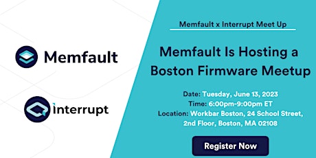 Boston Firmware Meetup