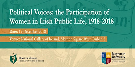 Political Voices: the Participation of Women in Irish Public Life, 1918-2018