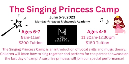 The Singing Princess Camp primary image