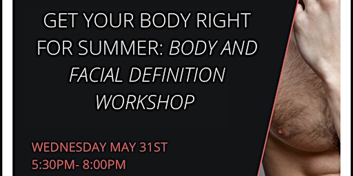 GET YOUR BODY RIGHT FOR SUMMER: BODY AND FACIAL DEFINITION WORKSHOP primary image