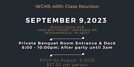 WCHS Class of 1983  40th Reunion Celebration
