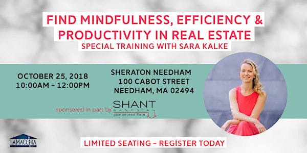 Mindfulness, Efficiency & Productivity Event