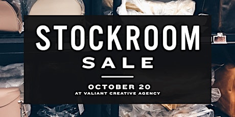 Stockroom Sale! primary image