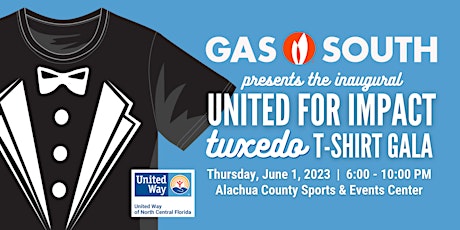 Primaire afbeelding van United for Impact: Tuxedo T-shirt Gala