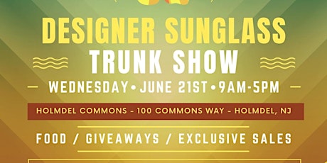Designer Sunglass Trunk Show