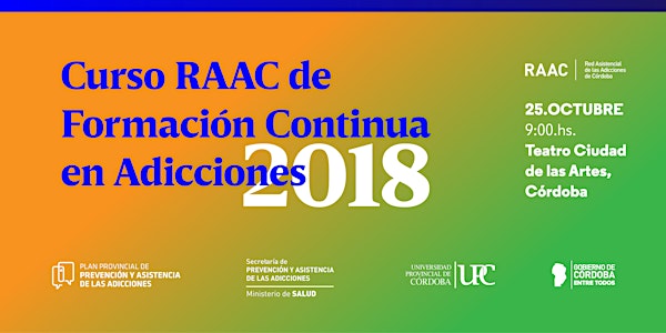 7° Encuentro Curso de Formación Continua en Adicciones - 2018