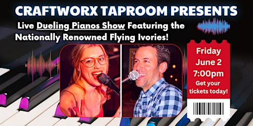 Special Dueling Pianos Performance at CraftWorx Taproom primary image