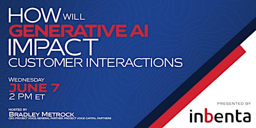 How Will Generative AI Impact Customer Interactions? primary image