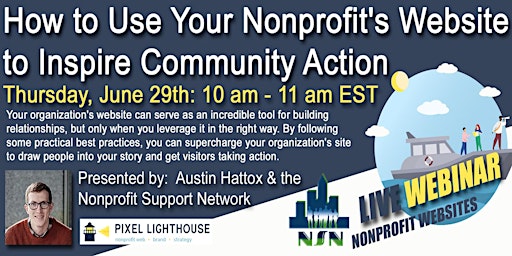Use Your Nonprofit's Website to  Inspire Community Action primary image