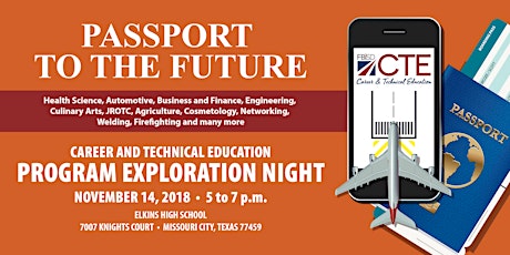 Passport to Your Future - CTE Program Exploration Night primary image