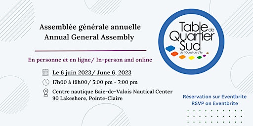 TQSOI Annual General Meeting 2023 | Assemblée Générale Annuelle 2023 primary image