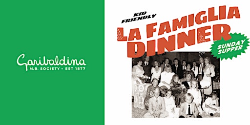 Imagem principal do evento La Famiglia Italian Dinner-April 2024