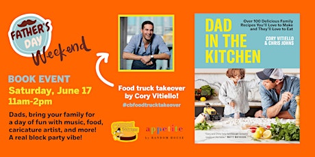 Chef Cory Vitiello's 'Dad in the Kitchen' Book Signing Block Party