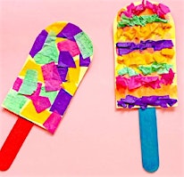 Let's Craft! Tissue Paper Popsicles in Little Red Schoolhouse primary image