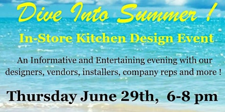 Dive Into Summer - A Kitchen Design Event  at London East Home Depot