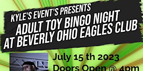 Kyle's Event's Presents Adult Toy Bingo Night @ Be