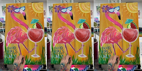 Flamingo, Pasadena Greene Turtle with Artist Katie Detrich!