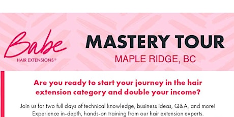 Babe Hair Extensions Mastery Tour