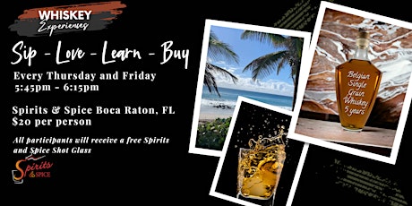 Spirits & Spice Boca Raton Whiskey Experience