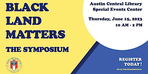 Black Land Matters, The Symposium