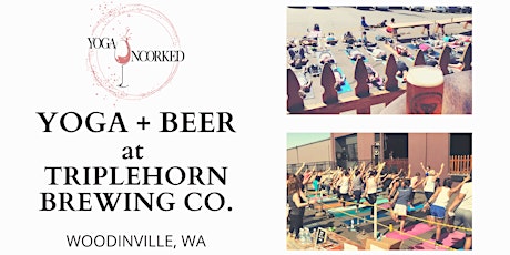 Yoga + Beer at Triplehorn Brewery Co., Woodinville WA