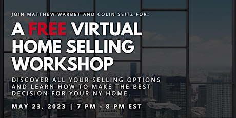 Virtual Rockland & Westchester Staging/Prep/Pricing Home Selling Workshop