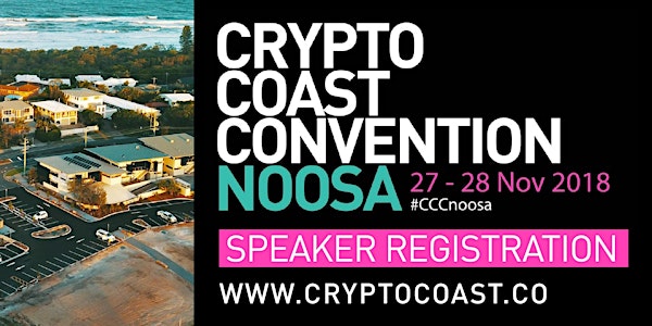 Crypto Coast Convention #CCCnoosa (speaker/team)
