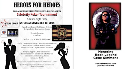 LAPMF HEROES for HEROES Celebrity Poker Tournament & Casino Night Party