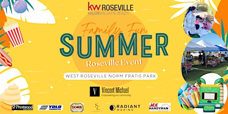 Roseville Family  Summer Event at Norm Fratis Park