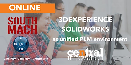 Primaire afbeelding van SouthMACH [THU] 3DEXPERIENCE SOLIDWORKS as unified PLM environment (Online)