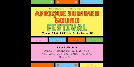 Afrique Summer Sound Festival primary image