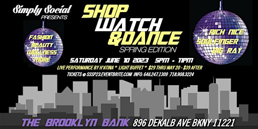 SHOP WATCH & DANCE (Spring 2023) primary image
