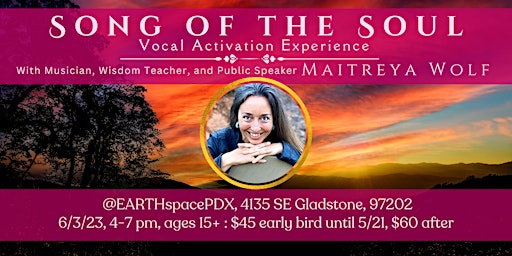Song of the Soul Vocal Activation Experience primary image