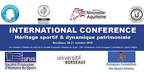 Image principale de Colloque "héritage sportif & dynamique patrimoine", 29-31 octobre Bordeaux 