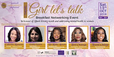 Girl Let's Talk! - Breakfast Seminar Event primary image