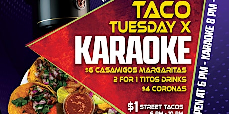 $1 Taco Tuesday x Karaoke