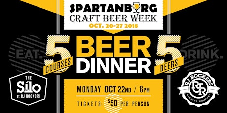 Spartanburg Craft Beer Week Dinner primary image