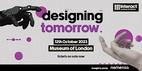 Interact London 2023 | Designing Tomorrow primary image