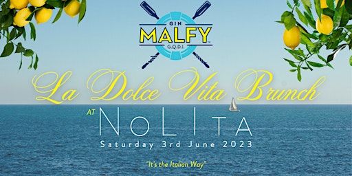 Imagem principal de 'La Dolce Vita' Brunch at NoLIta with Malfy Gin