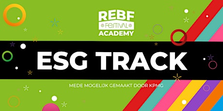 Kick-off ESG track voor REBF Festival | met KPMG