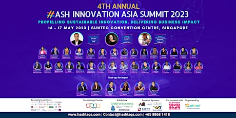 Hauptbild für 4th Annual HASH Innovation Asia Summit 2023