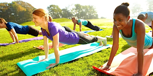 Earthy outdoor Pilates primary image