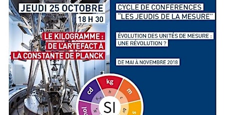 Image principale de Conférence « Le kilogramme : de l’artefact à la constante de Planck »