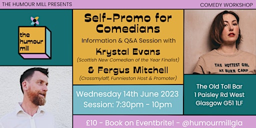 Self-Promo for Comedians - Q&A & Information Session primary image