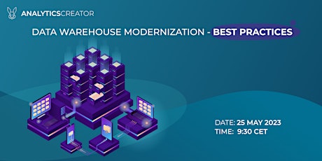 Hauptbild für Data Warehouse Modernization - Best Practices