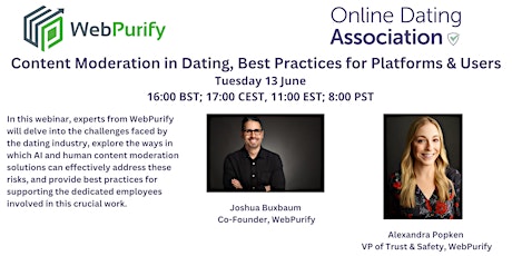 Content Moderation in Dating, Best Practices for Platforms & Users