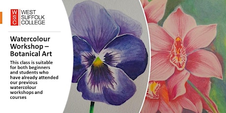 Watercolour Workshop - Botanical Art (Friday Morning)