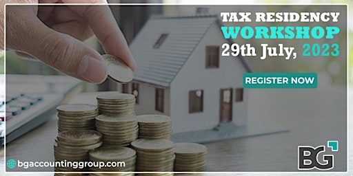 Tax Residency Workshop  - 29th July primary image